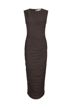 Corilina Solid Mesh Dress 166088