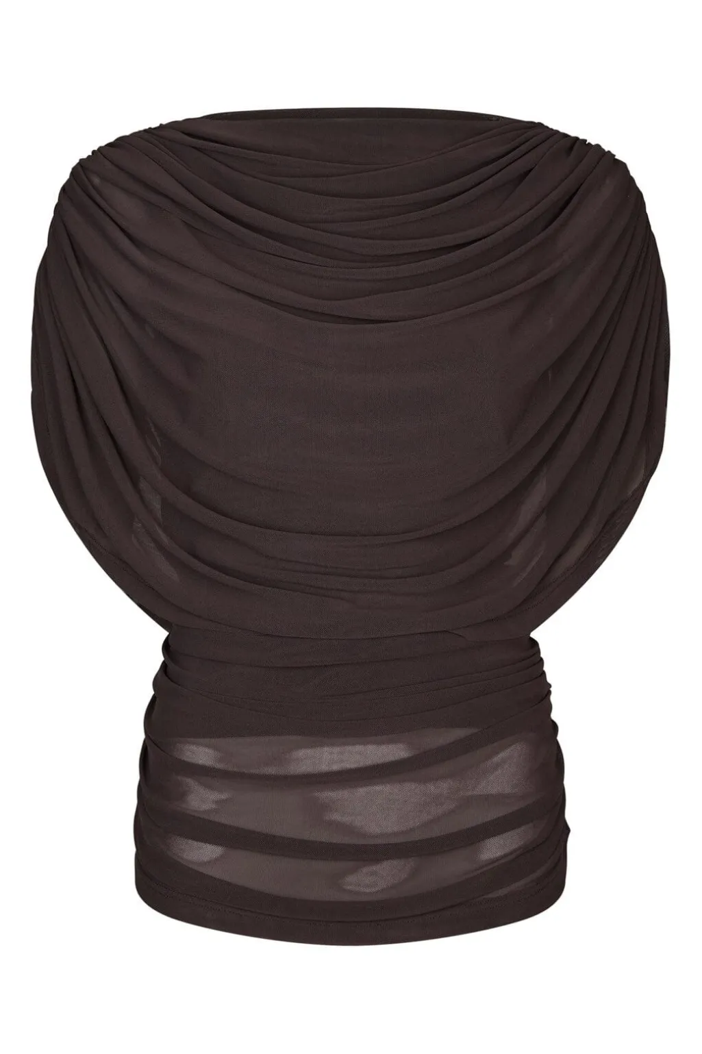 Cottuna Drapy Mesh Top 167205