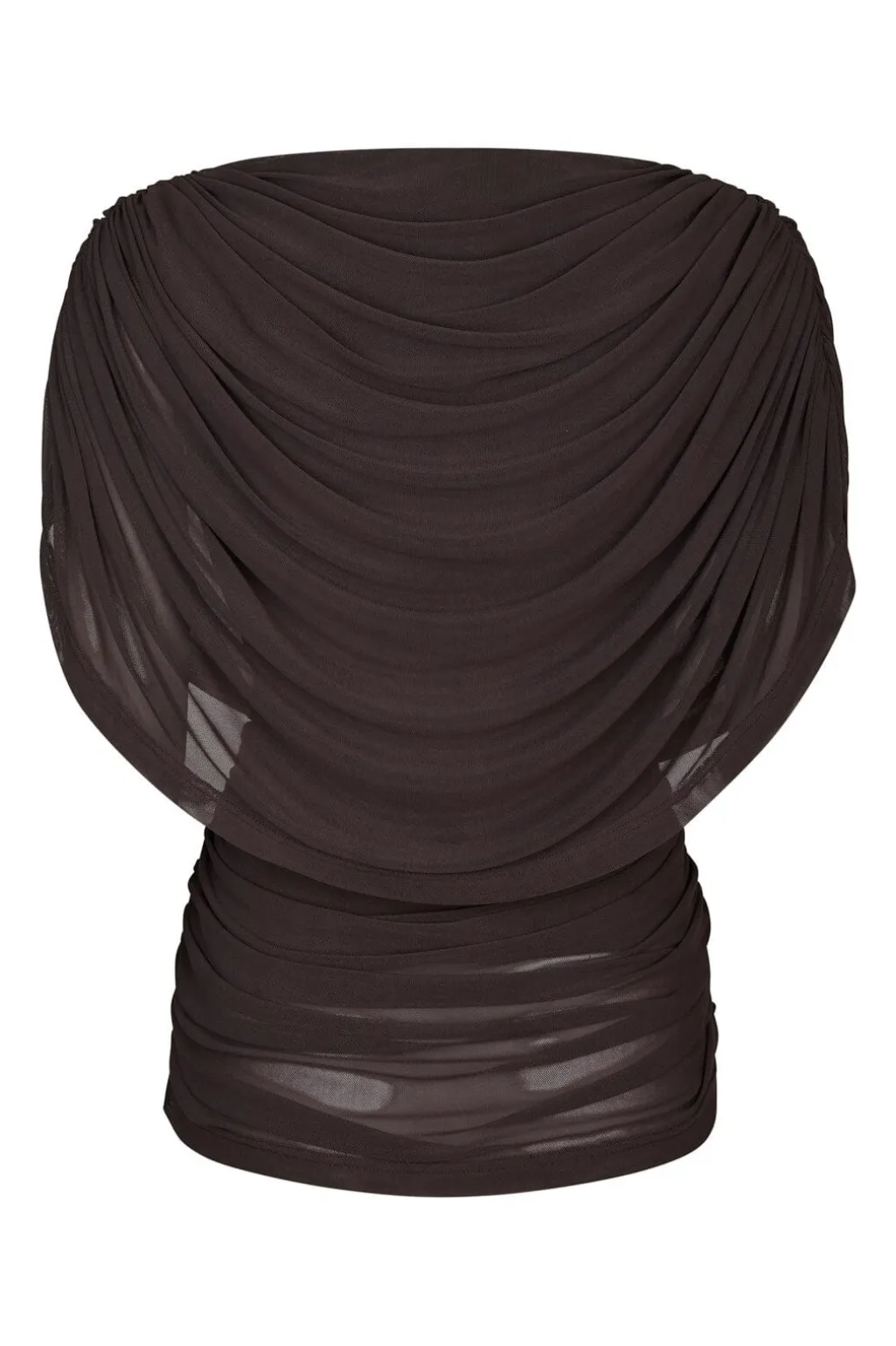 Cottuna Drapy Mesh Top 167205