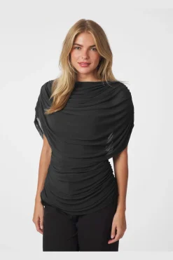 Cottuna Drapy Mesh Top 167205