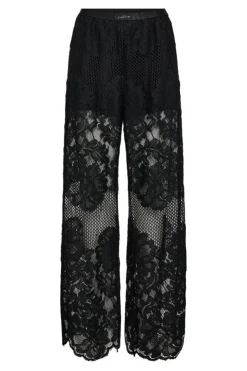 Curvey Lace Hem Pant HL10214