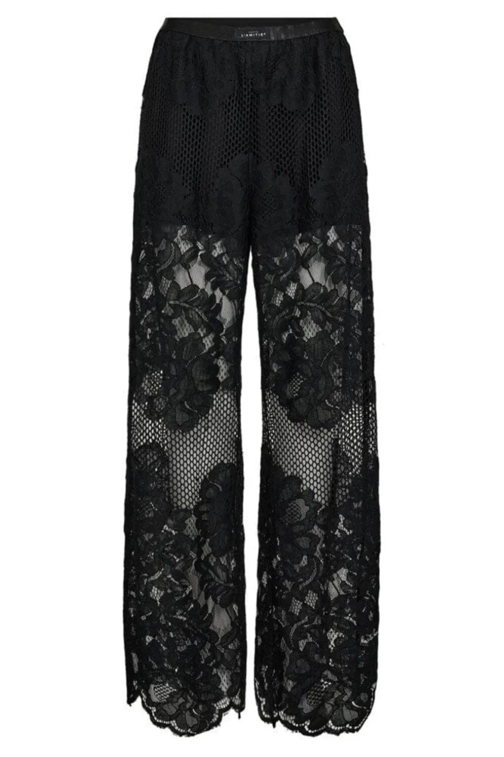 Curvey Lace Hem Pant HL10214
