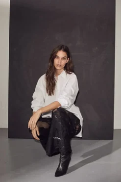 Curvey Lace Hem Pant HL10214