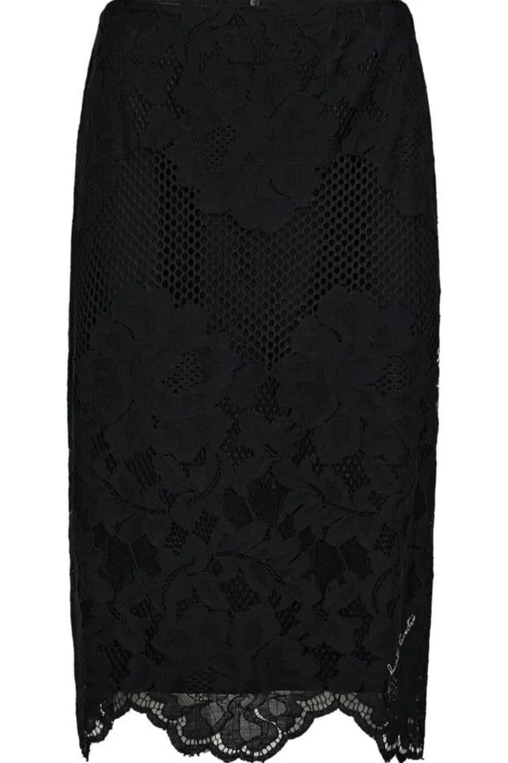 Curvey Lace Hem Pencil Skirt HL10015