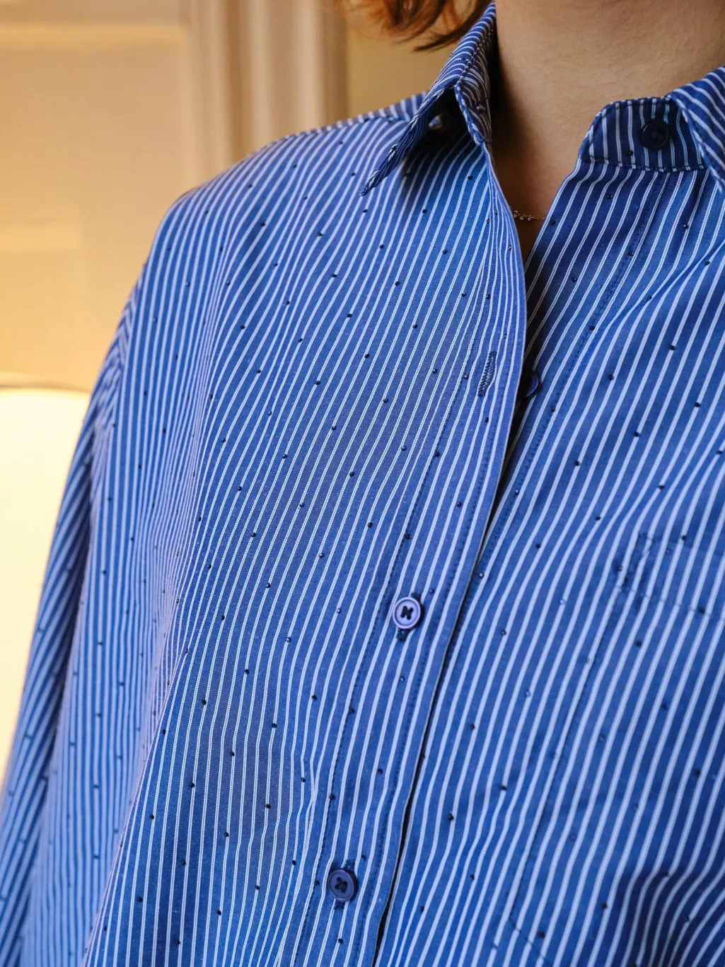 Dalma B Stripe Stone Shirt 164520