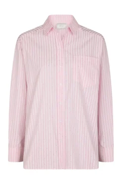 Dalma Soft Stripe Stone Shirt 166553