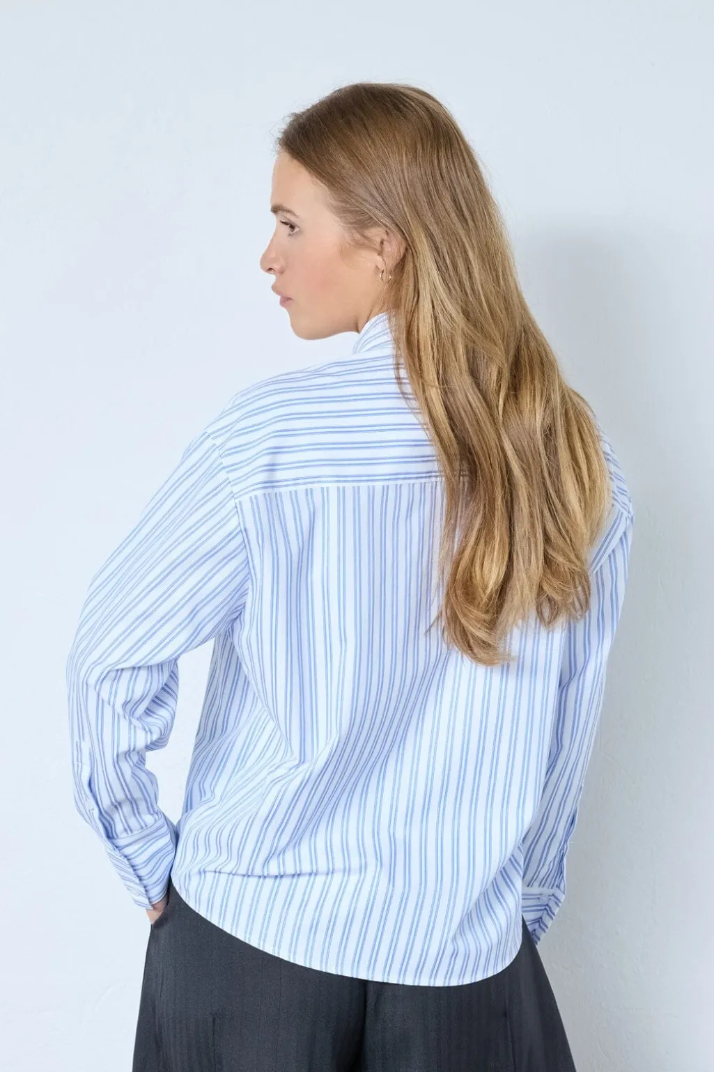 Devincc Stripe Tie Shirt 45018