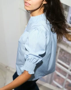 Diana B Stripe Stone Blouse 164327