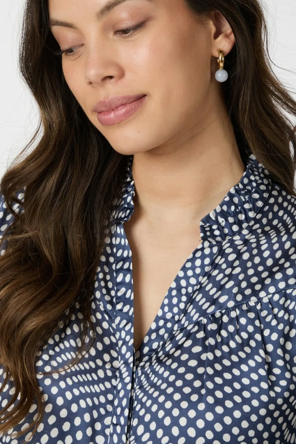 Diana Vibrant Dot Blouse 163423