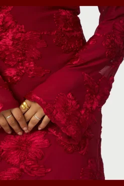 Dirina Big Flower Mesh Dress 167279