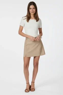 Donte Melange Pinstripe Skirt 164593