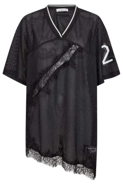 Drift Asym Lace Tee HL10553