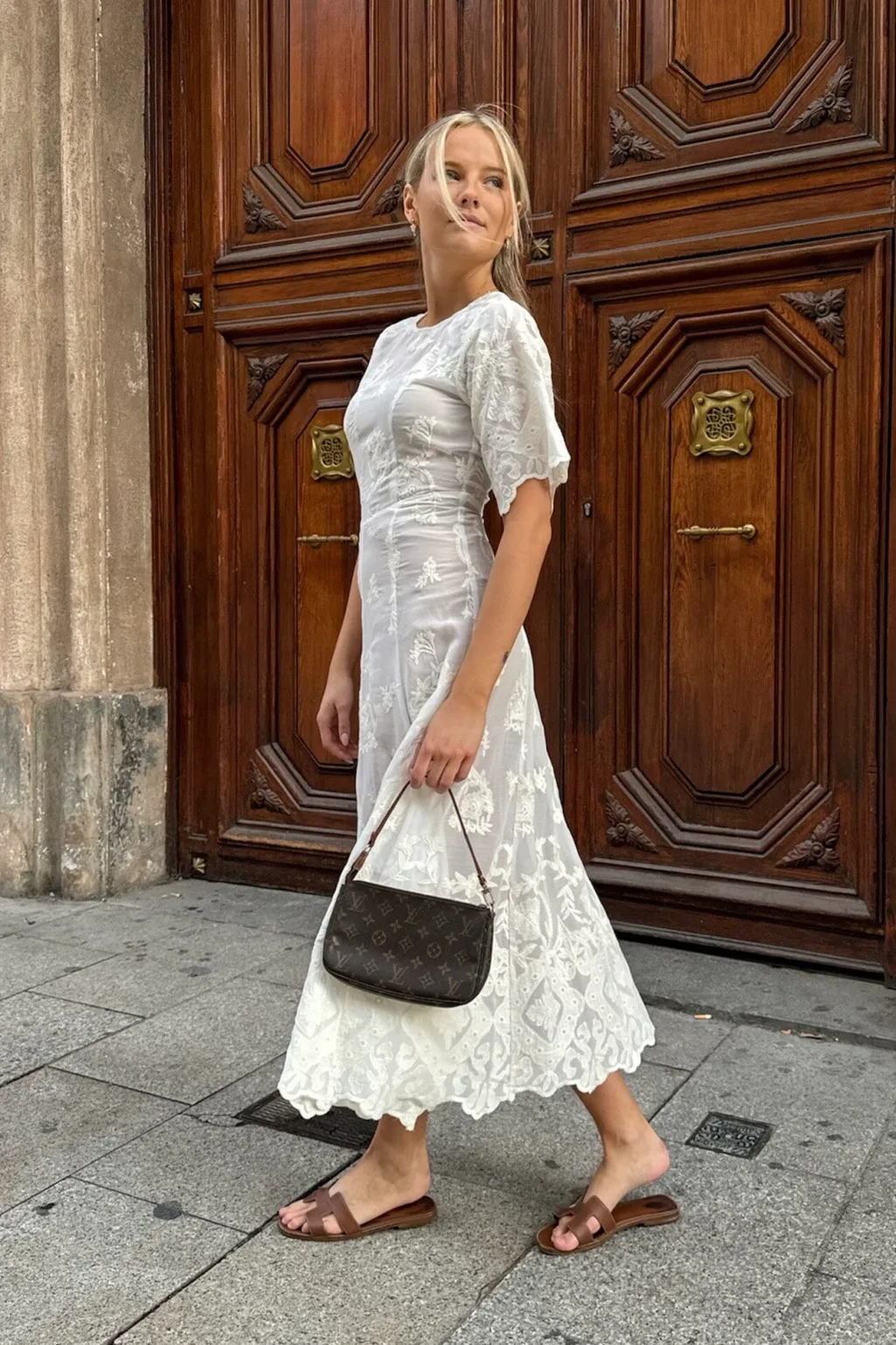 Ellinoric Lace Long Dress