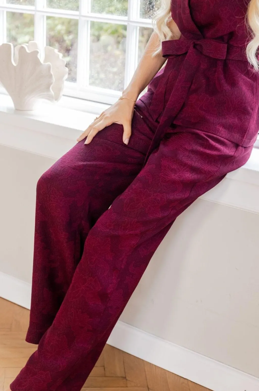 Elsa Jacquard Pants 167096