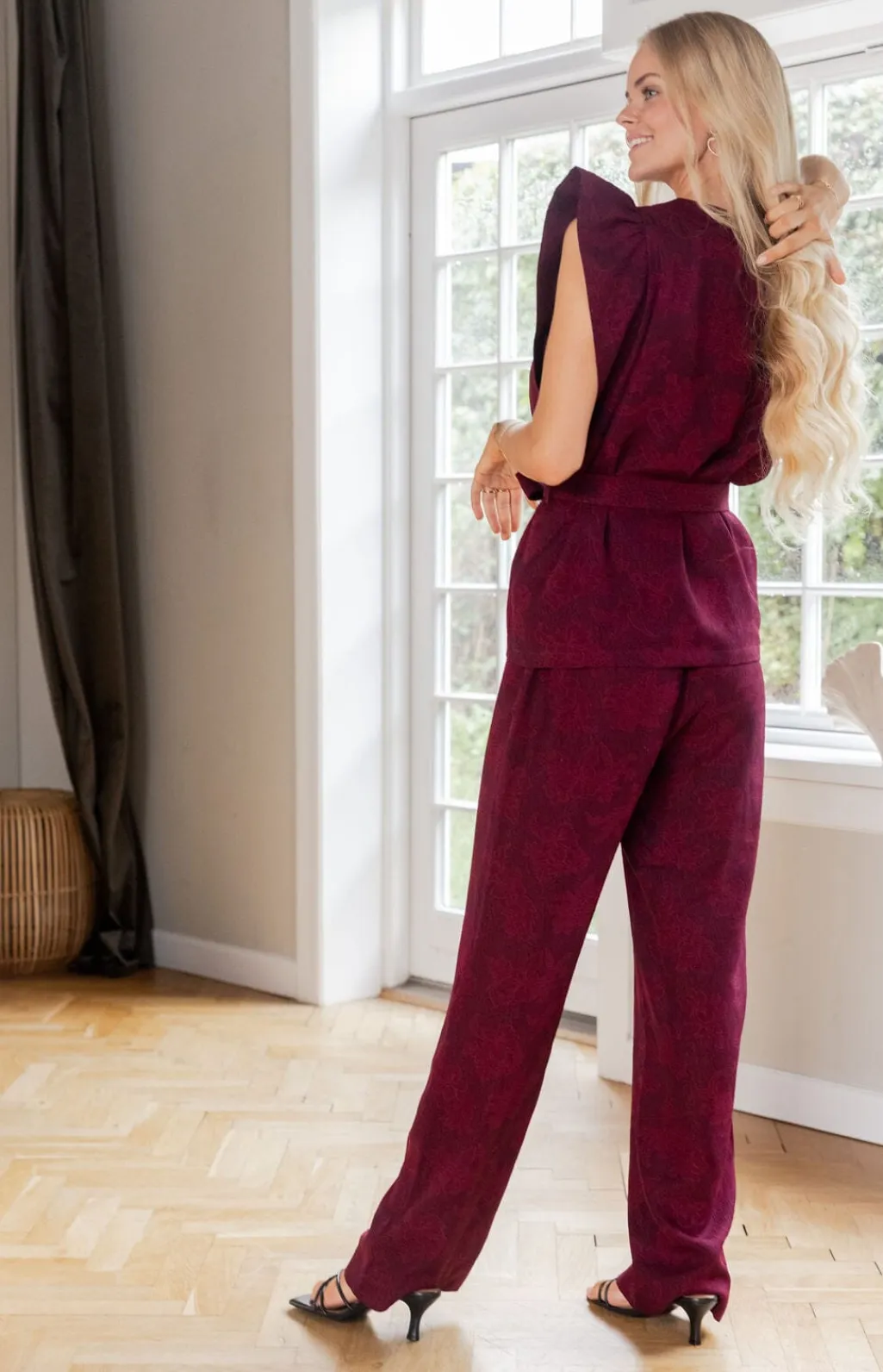 Elsa Jacquard Pants 167096