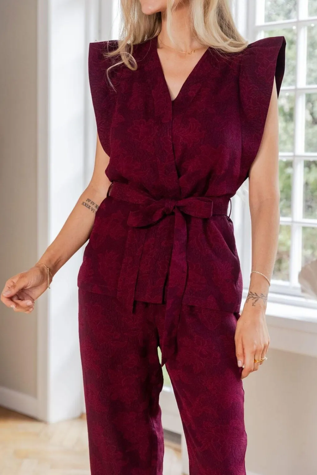 Emma Jacquard Vest 167095