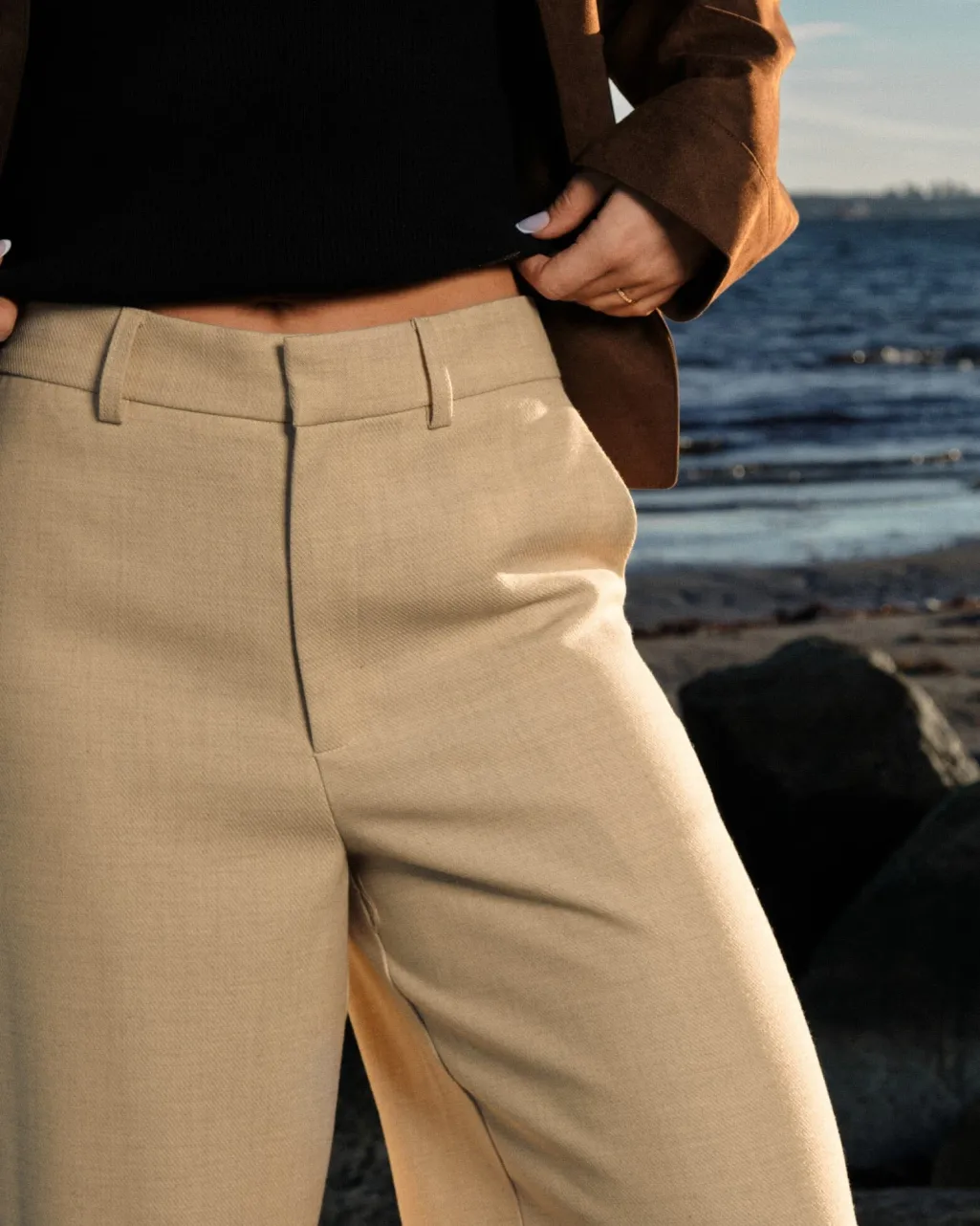 Emmett Melange Pants 165059