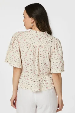 Evienne Floral Blush Top 165626