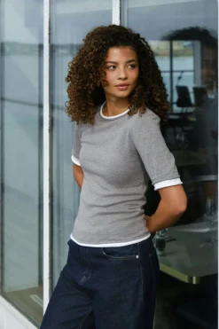 Fauna Double Knit Tee 166372