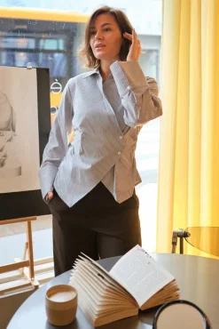 Fenli Striped Shirt 165677