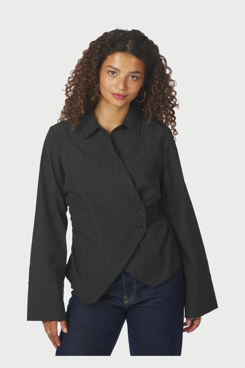 Fenli Tone Stripe Shirt 167434