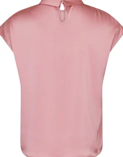 Fleur Drapy Satin Blouse