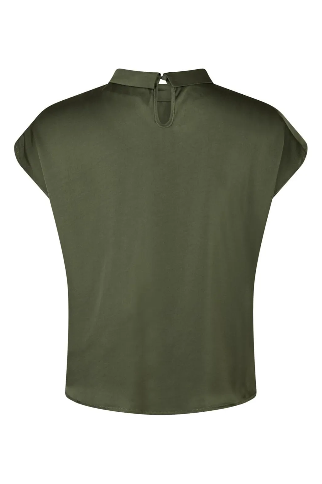 Fleur Drapy Satin Blouse 160990