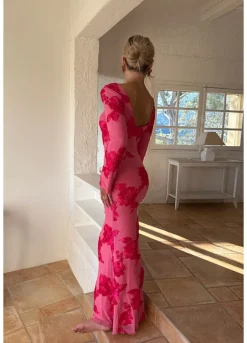 Floraic Mesh Dress A23862