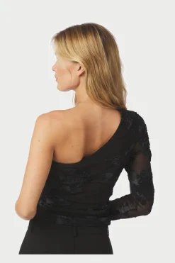 Friana Big Flower Mesh Blouse 167272