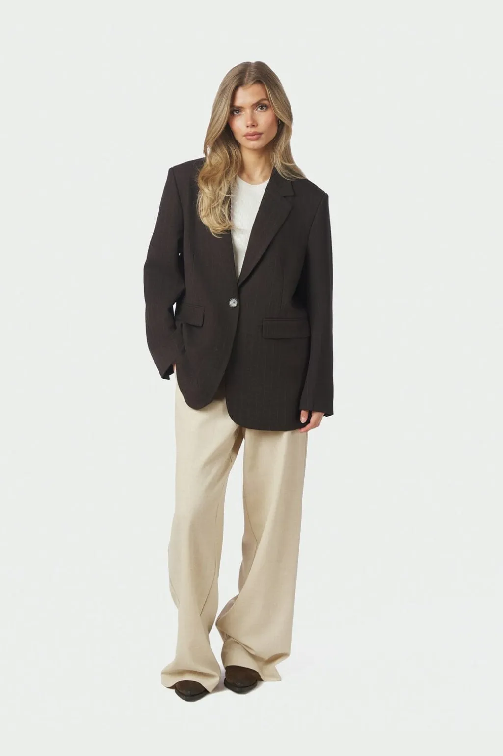 Gaby Pinstripe Blazer 168204