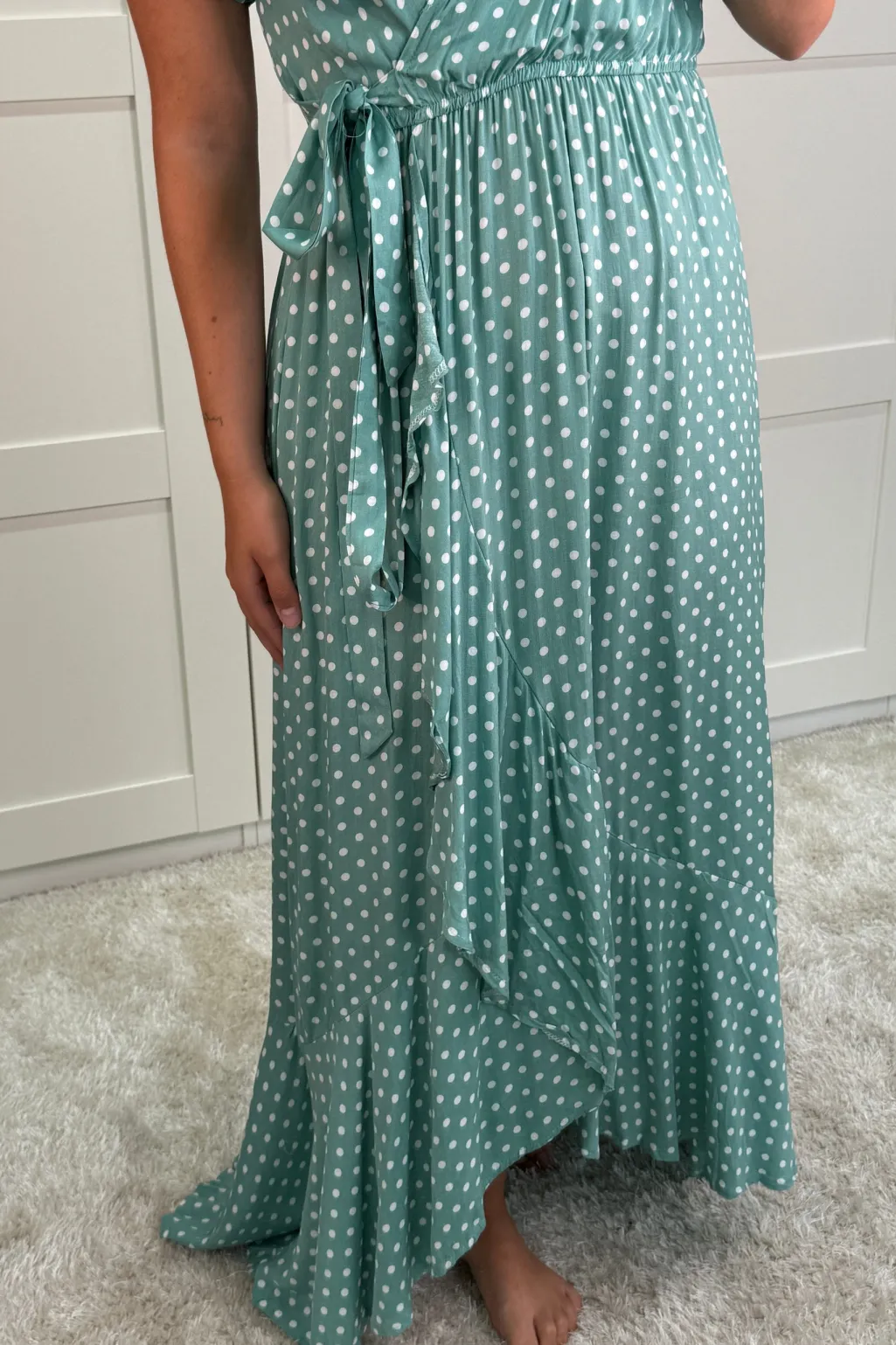 Ginevra Dot Wrap Dress