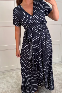 Ginevra Dot Wrap Dress