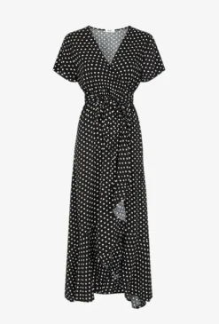 Ginevra Dot Wrap Dress
