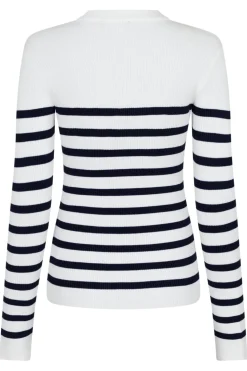 Gold Button Knit Blouse