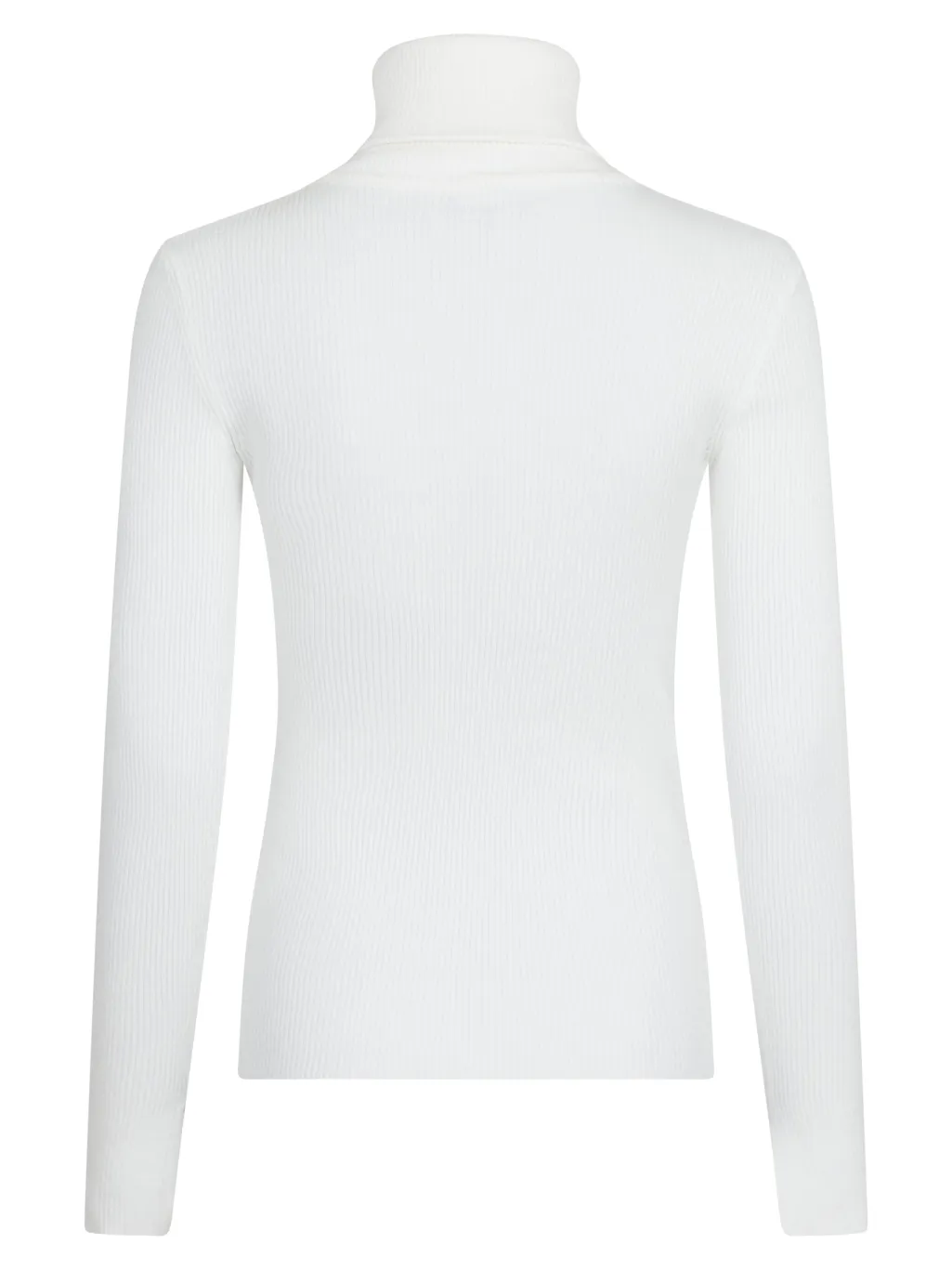 Gold Button Knit Roll Blouse