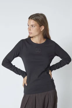 Grannycc Embroidery Ls Tee 33180