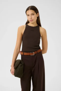 Gzdrew Rhinestone Logo Tank 10910297