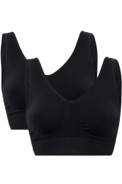 Haily Bra top wide strap 2 pak