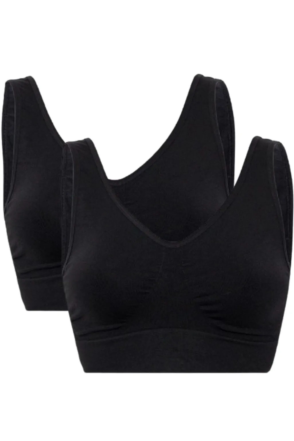 Haily Bra top wide strap 2 pak