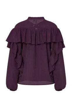 Hdmelisa Ruffle Ls Blouse 32000021