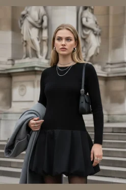 Hdtanvi Ls Dropwaist Dress 32000304