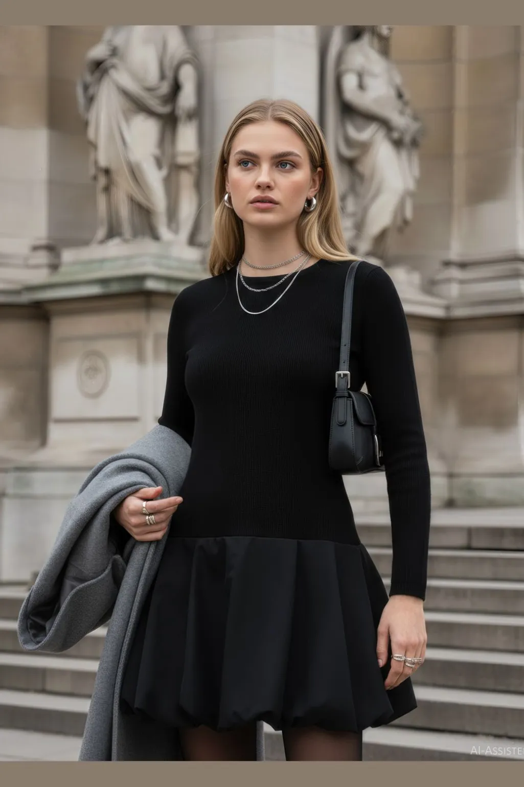 Hdtanvi Ls Dropwaist Dress 32000304