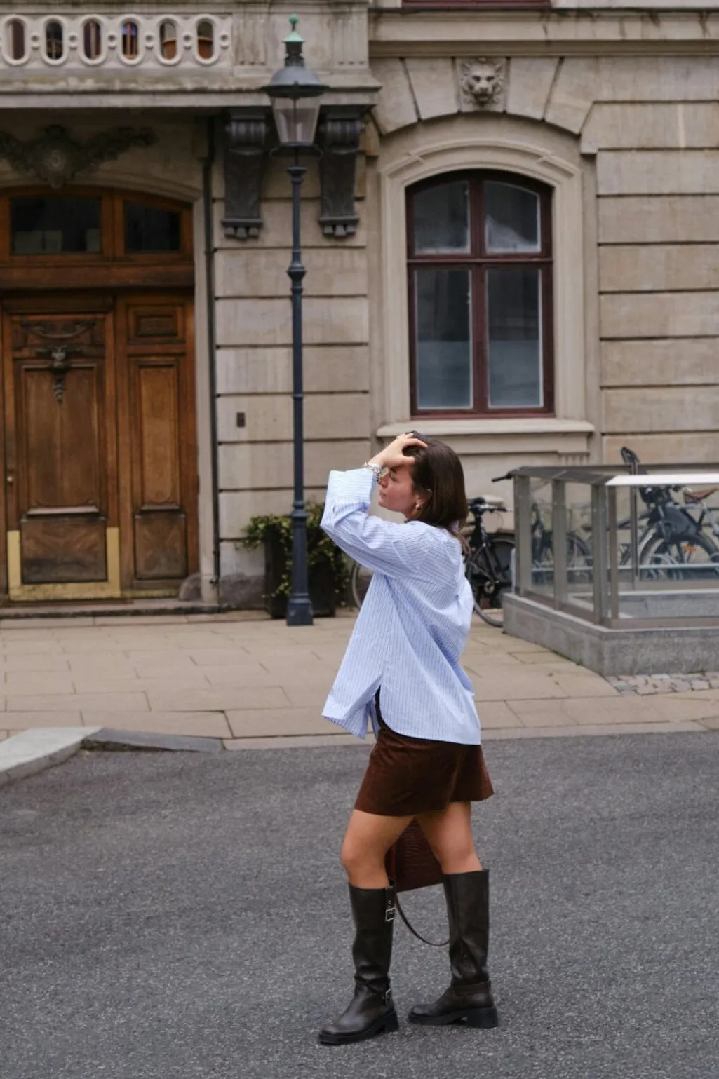 Hemie Imitated Suede Skirt 165112