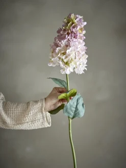 Hydrangea Stilk, Rosa, Kunstige Blomster 82072033