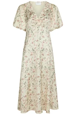 Illana Flower Print Dress 165121