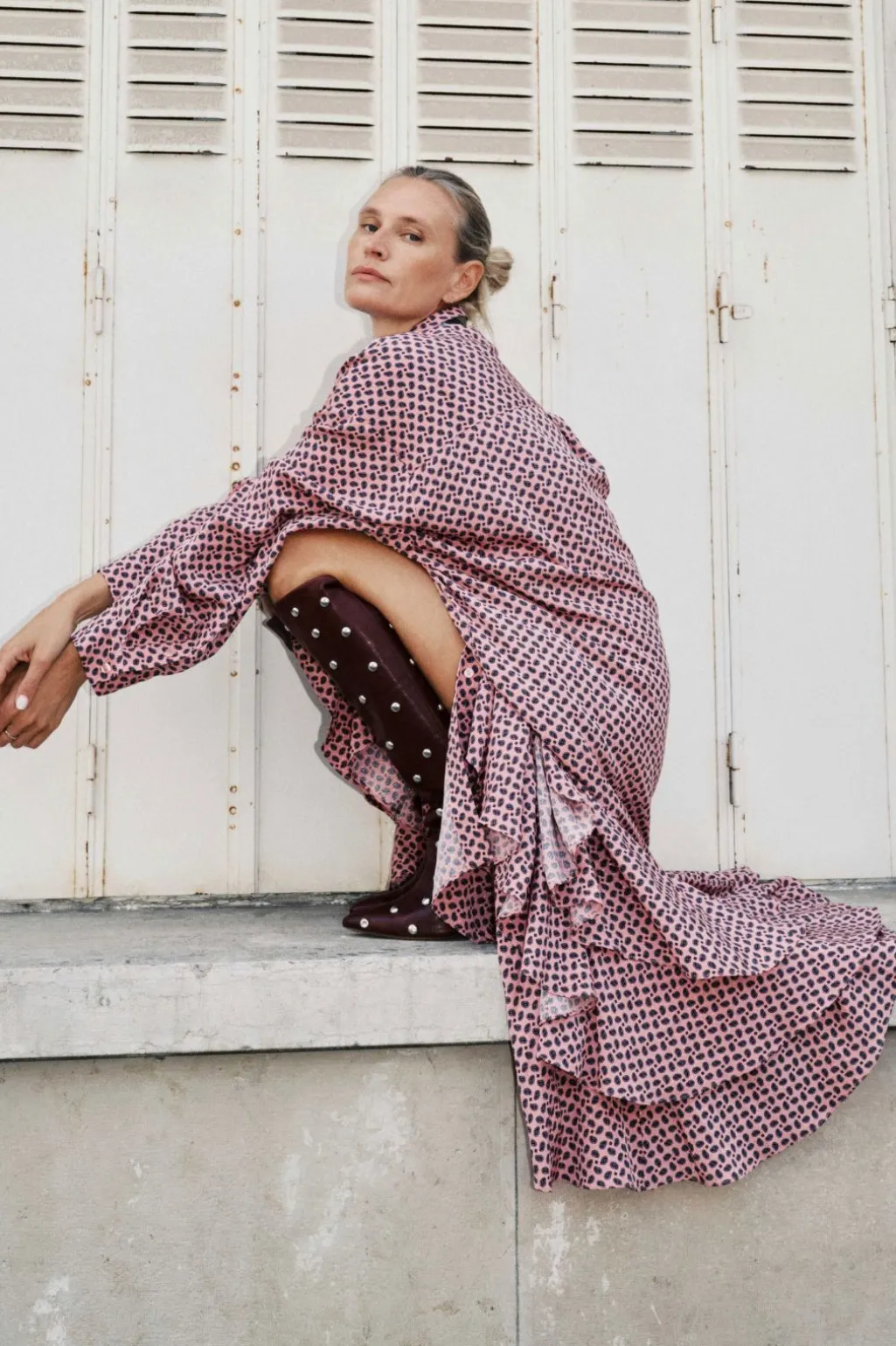 Imagazine Tiered Ruffle Dressimagazine