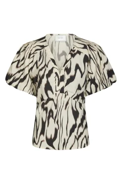 Irina Graphic Zag Blouse 166003