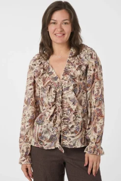 Ivey Art Paisely Blouse 166688