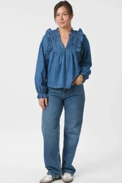Janis Denim Blouse 166664