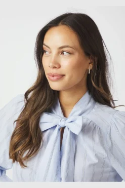 Jaz Bow Stripe Blouse 166718